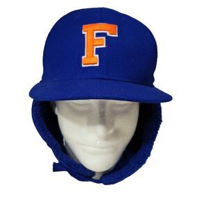 Florida Gators Ear Flap Trapper Hat Fitted Mens 7 3/8 NCAA Football New Era Cap